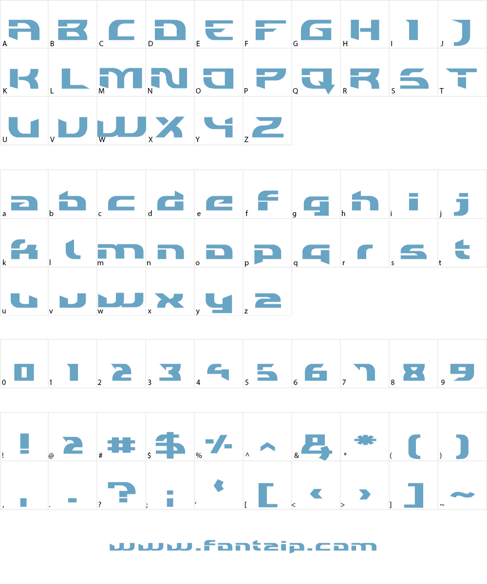 Individigital Black Font Character